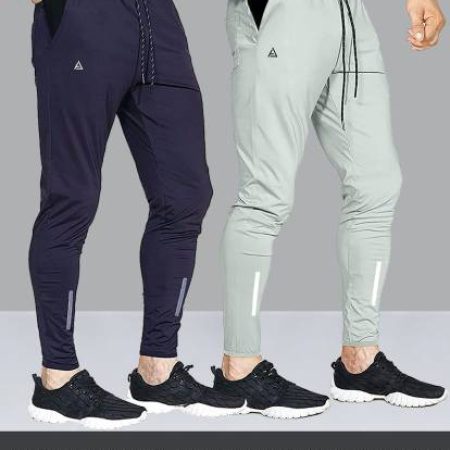 AVOLT Printed Men Blue, Grey Track Pants