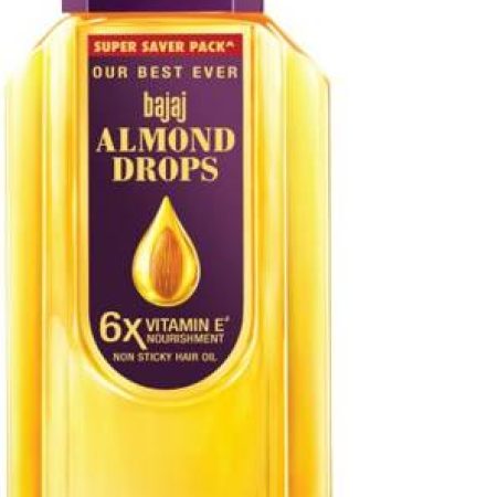 BAJAJ Almond Drops Hair Oil enriched with 6X Vitamin E, Reduces Hair Fall, 650 ml Hair Oil