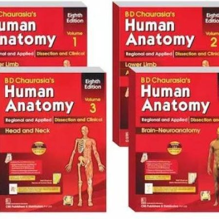 BD Chaurasia’s Human Anatomy 8th Edition 2019 (Volume 1, 2, 3,4)