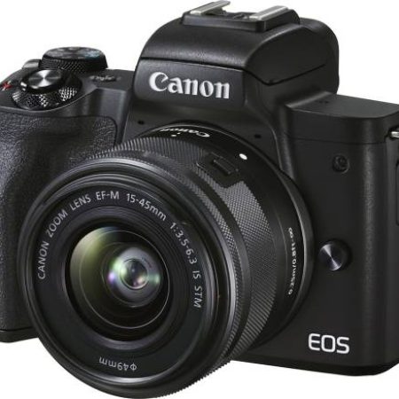 Canon EOS M50 Mark II Mirrorless Camera EF-M15-45mm is STM Lens