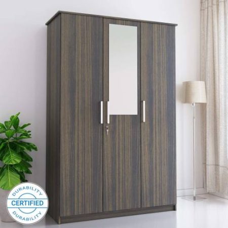Flipkart Perfect Homes Julian Engineered Wood 3 Door Wardrobe