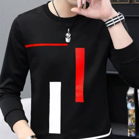 JUGULAR Printed Men Round Neck Black T-Shirt