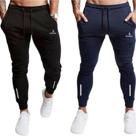 KIZAAR Solid Men Black, Blue Track Pants