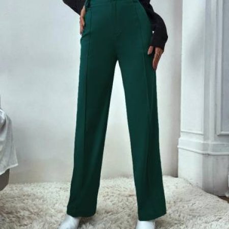 KOTTY Regular Fit Women Dark Green Trousers