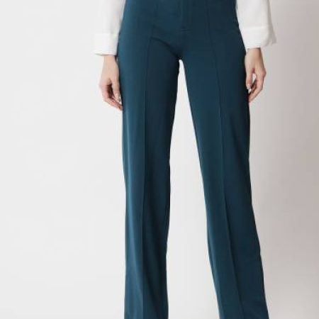 KOTTY Regular Fit Women Dark Green Trousers