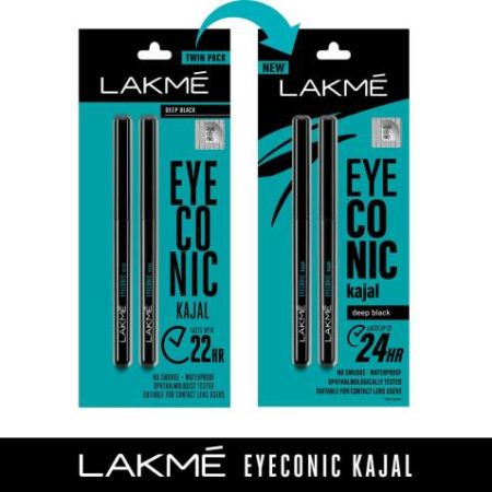 Lakmé Eyeconic Kajal Twin Pack
