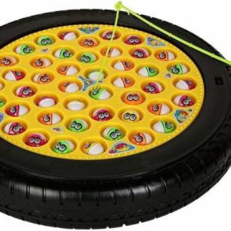 Lattice Musical Tyre Fishing Game Toy Party & Fun Games Board Game