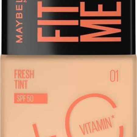 MAYBELLINE NEW YORK Fit Me Fresh Tint With SPF 50 & Vitamin C, Shade 01, 30 ml Foundation