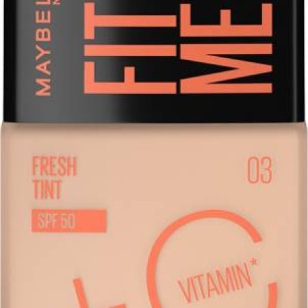 MAYBELLINE NEW YORK Fit Me Fresh Tint With SPF 50 & Vitamin C, Shade 03, 30 ml Foundation
