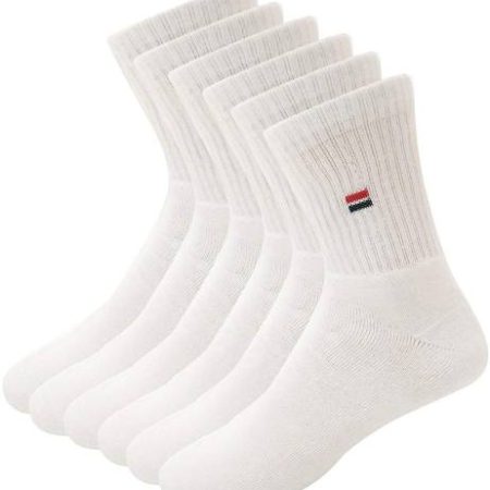 Navy Sport Men Solid Mid-Calf/Crew