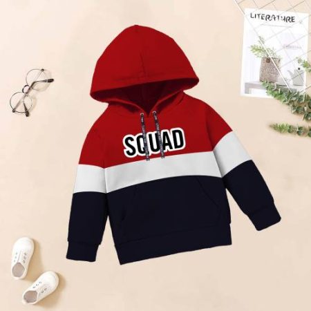 NOT Full Sleeve Color Block Boys & Girls Sweatshirt