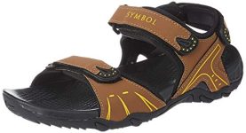 Amazon Brand – Symbol Men’S Brown Sandal Kids Uk (Fl-05-Aw22-Brown,7)