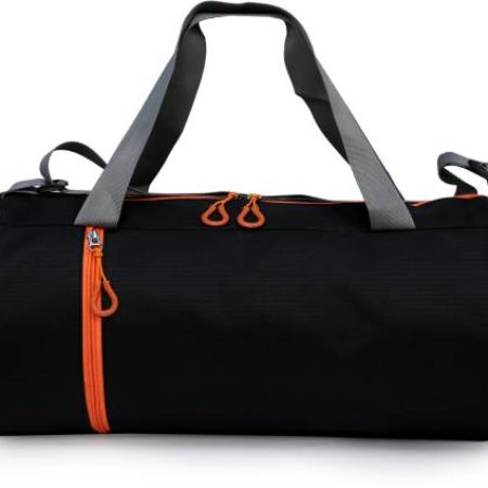 Sfane Trendy Men & Women Black Sports Duffel Gym Duffel Bag