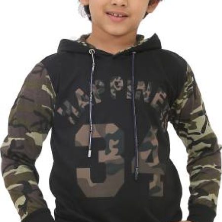 SmartRAHO Boys Printed Cotton Blend T Shirt