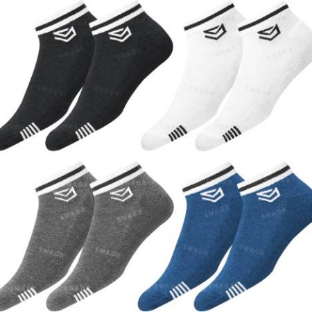 Swagr Men Striped Ankle Length