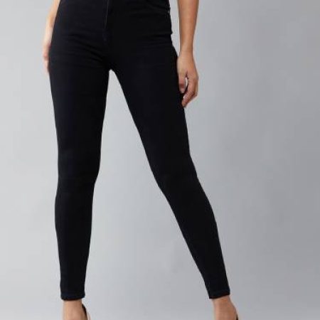 TYFFYN Slim Women Black Jeans